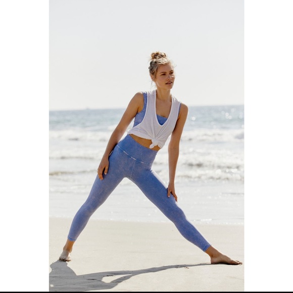 FP Movement by Free People Blue Leggings - Picture 1 of 4
